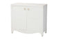 bali & pari Ximena Grasscloth Storage Cabinet - 2-Door Woven Accent Cabinet with Gold Ring Pulls for Living Room, Bedroom, or Entryway