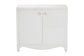 bali & pari Ximena Grasscloth Storage Cabinet - 2-Door Woven Accent Cabinet with Gold Ring Pulls for Living Room, Bedroom, or Entryway