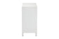 bali & pari Ximena Grasscloth Storage Cabinet - 2-Door Woven Accent Cabinet with Gold Ring Pulls for Living Room, Bedroom, or Entryway