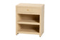 bali & pari William Grasscloth 1-Drawer Nightstand with Open Shelves - Woven Texture Bedside Table with Gold Knob, Modern Coastal Accent Table for Bedroom
