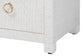 bali & pari Xavier Grasscloth Tall Storage Cabinet - Woven Accent Displaying Tower Bookcase with Open Shelves and Drawers, Space-Saving Organizer for Living Room, Bedroom, or Entryway