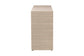 bali & pari Sage Natural Grasscloth Dresser - 6-Drawer Bedroom Storage Cabinet with Gold Ring Pulls, Modern Coastal Chest of Drawers