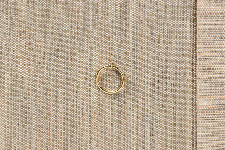 bali & pari Sage Natural Grasscloth Dresser - 6-Drawer Bedroom Storage Cabinet with Gold Ring Pulls, Modern Coastal Chest of Drawers