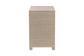 bali & pari Halen Natural Grasscloth Storage Cabinet - Two-Door Console Storage Solution with Gold Ring Pulls, Modern Coastal Organizer for Entryway, Living Room or Bedroom