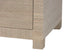 bali & pari Halen Natural Grasscloth Storage Cabinet - Two-Door Console Storage Solution with Gold Ring Pulls, Modern Coastal Organizer for Entryway, Living Room or Bedroom