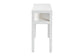 bali & pari Gale Natural Grasscloth Console Table - Two-Tier Entryway Table with Open Shelf, Modern Coastal Accent Table for Living Room or Hallway