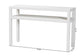 bali & pari Gale Natural Grasscloth Console Table - Two-Tier Entryway Table with Open Shelf, Modern Coastal Accent Table for Living Room or Hallway