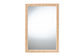 bali & pari Canan Grasscloth Wall Mirror - Handwoven Rectangle Frame Accent Mirror for Bedroom, Entryway, or Living Room