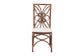 bali & pari Brama Natural Rattan Dining Chair with Decorative Backrest and Cushioned Seat, Boho Coastal Style Seating for Dining Room or Kitchen