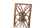 bali & pari Brama Natural Rattan Dining Chair with Decorative Backrest and Cushioned Seat, Boho Coastal Style Seating for Dining Room or Kitchen