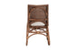 bali & pari Rivan Natural Rattan Dining Chair - Handcrafted Wicker Accent Chair with Woven Back and Cushioned Seat, Boho Coastal Seating for Dining Room or Kitchen