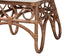 bali & pari Rivan Natural Rattan Dining Chair - Handcrafted Wicker Accent Chair with Woven Back and Cushioned Seat, Boho Coastal Seating for Dining Room or Kitchen