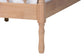 Baxton Studio Laurent Platform Bed - Spindle Bed Frame with Bamboo-Style Turned Posts, Cottage Farmhouse Bedroom Furniture, Queen