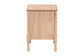 Baxton Studio Laurent Nightstand - 2-Drawer Bedside Table with Bamboo-Style Turned Legs, Cottage Farmhouse End Table for Bedroom