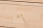 Baxton Studio Laurent Nightstand - 2-Drawer Bedside Table with Bamboo-Style Turned Legs, Cottage Farmhouse End Table for Bedroom