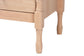 Baxton Studio Laurent Nightstand - 2-Drawer Bedside Table with Bamboo-Style Turned Legs, Cottage Farmhouse End Table for Bedroom