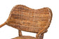 bali & pari Tara 2-Piece Natural Rattan Dining Chair - Handwoven Wicker Armchair with Curved Backrest, Boho Coastal Seating