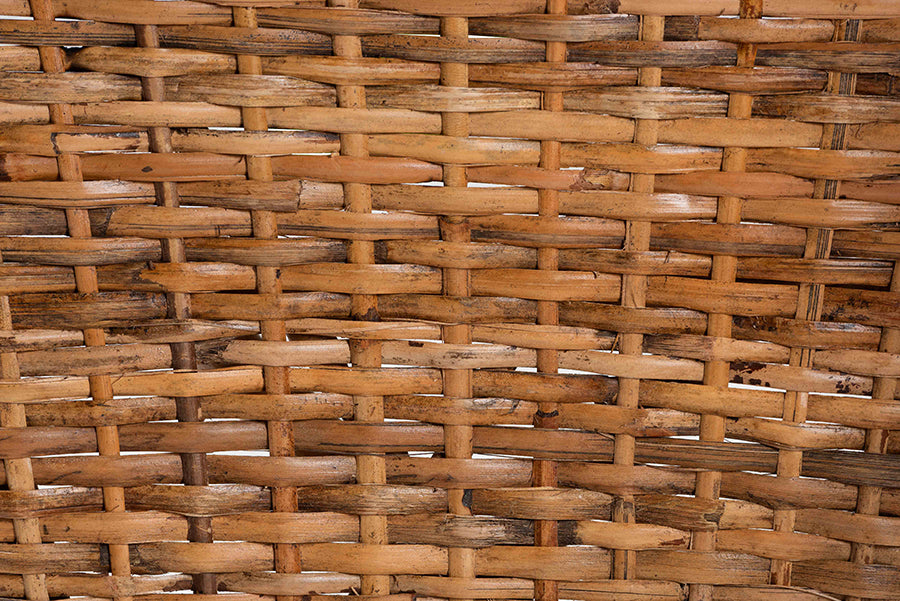 bali & pari Tara 2-Piece Natural Rattan Dining Chair - Handwoven Wicker Armchair with Curved Backrest, Boho Coastal Seating