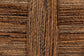 bali & pari Chabela 2-Piece Handwoven Seagrass Armchairs - Solid Mango Wood Frame Dining Chair with Woven Seat and Backrest, Rustic Boho Style Kitchen or Dining Room Seating, Medium Brown
