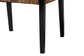 bali & pari Raniya 2-Piece Handwoven Seagrass Armchairs - Solid Mango Wood Frame Dining Chair with Woven Seat and Backrest, Rustic Boho Style Kitchen or Dining Room Seating, Black