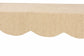 bali & pari Mason Natural Grasscloth Coffee Table - Rectangular Accent Table with Scalloped Apron, Modern Coastal Living Room Centerpiece