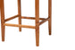 bali & pari Chatura Natural Rattan and Mahogany Wood 2-Piece Counter Stool Set - Handwoven Wicker Stool with Angled Back, Coastal Boho Seating for Kitchen Island, Counter Height