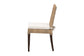 bali & pari Fatima Natural Rattan Dining Chair with Cushion - Handwoven Wicker Side Chair with Basketweave Back and Seat, Coastal Boho Seating for Dining Room or Kitchen