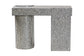 bali & pari Tawana Capiz Shell Console Table with Geometric Pattern - Modern Decorative Accent Table for Entryway or Living Room