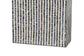 bali & pari Tawana Capiz Shell Console Table with Geometric Pattern - Modern Decorative Accent Table for Entryway or Living Room