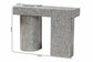 bali & pari Tawana Capiz Shell Console Table with Geometric Pattern - Modern Decorative Accent Table for Entryway or Living Room