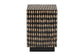 bali & pari Paulo Decorative End Table with Bamboo Diamond Pattern - Modern Accent Side Table for Living Room or Bedroom, Square