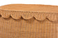 bali & pari Ayleen Natural Rattan Basket Set with Scalloped Lids - Handwoven Wicker Storage Boxes, Boho Coastal Home Decor, 3-Piece Set