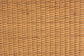 bali & pari Andrea Natural Rattan Console Table - Handwoven Wicker Accent Table with Pleated Skirt, Boho Coastal Decor