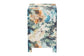 Baxton Studio Adeline End Table with Printed Nature Motif - 3-Drawer Storage Cabinet with Gold Knobs