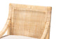 bali & pari Alexis Natural Rattan Counter Stool - Handcrafted Wingback Counter Chair with Woven Back and Removable Seat Cushion, Coastal Boho Style Seating for Kitchen Island or Dining Area