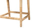 bali & pari Alexis Natural Rattan Counter Stool - Handcrafted Wingback Counter Chair with Woven Back and Removable Seat Cushion, Coastal Boho Style Seating for Kitchen Island or Dining Area