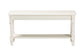 Baxton Studio Bayard Accent Bench with Bobbin Legs - Spindle Leg Entryway Bench with Shelf, Cottage Farmhouse Style Hallway or Mudroom Seating