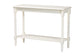 Baxton Studio Bayard Console Table with Bobbin Legs - Spindle Leg Accent Table with Shelf, Cottage Farmhouse Entryway or Living Room Furniture