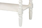 Baxton Studio Bayard Console Table with Bobbin Legs - Spindle Leg Accent Table with Shelf, Cottage Farmhouse Entryway or Living Room Furniture