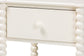 Baxton Studio Rimona End Table with Bobbin Legs - 1-Drawer Accent Table with Spindle Turned Legs and Open Shelf, Cottage Farmhouse Style Side Table for Living Room