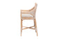 bali & pari Allen Natural Rattan Counter Stool - Handwoven Wicker Stool with Lattice Back and Removable Cushion, Counter Height Seating for Kitchen Island or Lounge