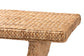 bali & pari Alyssa Seagrass Console Table - Handwoven Display Table with Sculptural Frame for Entryway, Hallway, or Living Room