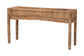 bali & pari Fiona Handwoven Seagrass Console Table - Coastal Boho Accent Table with Fringe Detailing for Living Room, Entryway, or Hallway