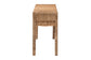 bali & pari Fiona Handwoven Seagrass Console Table - Coastal Boho Accent Table with Fringe Detailing for Living Room, Entryway, or Hallway