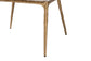 Baxton Studio Nalima Dining Chair - Modern Boucle Accent Side Chair with Hand-Forged Metal Frame and Wingback Seat