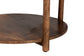 Baxton Studio Quindalyn Round Marble Coffee Table - Modern Accent Table with Mango Wood Frame and Open Shelf Storage for Living Room or Seating Areas