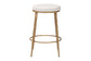 Baxton Studio Jessa Counter Stool - Modern Rustic Backless Stool with Hand-Forged Metal Frame and Integrated Footrest for Kitchen Island or Lounge