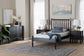 Baxton Studio Callison Spindle 4-Piece Bedroom Set - Farmhouse Platform Bed with Matching Dresser and 2-Drawer Nightstands, Black, Twin