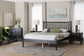 Baxton Studio Callison Spindle 4-Piece Bedroom Set - Farmhouse Platform Bed with Matching Dresser and 2-Drawer Nightstands, Black, Full