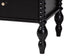 Baxton Studio Denita Spindle 4-Piece Bedroom Set - Farmhouse Platform Bed with Matching Dresser, Chest, and 1-Drawer Nightstand, Black, Queen